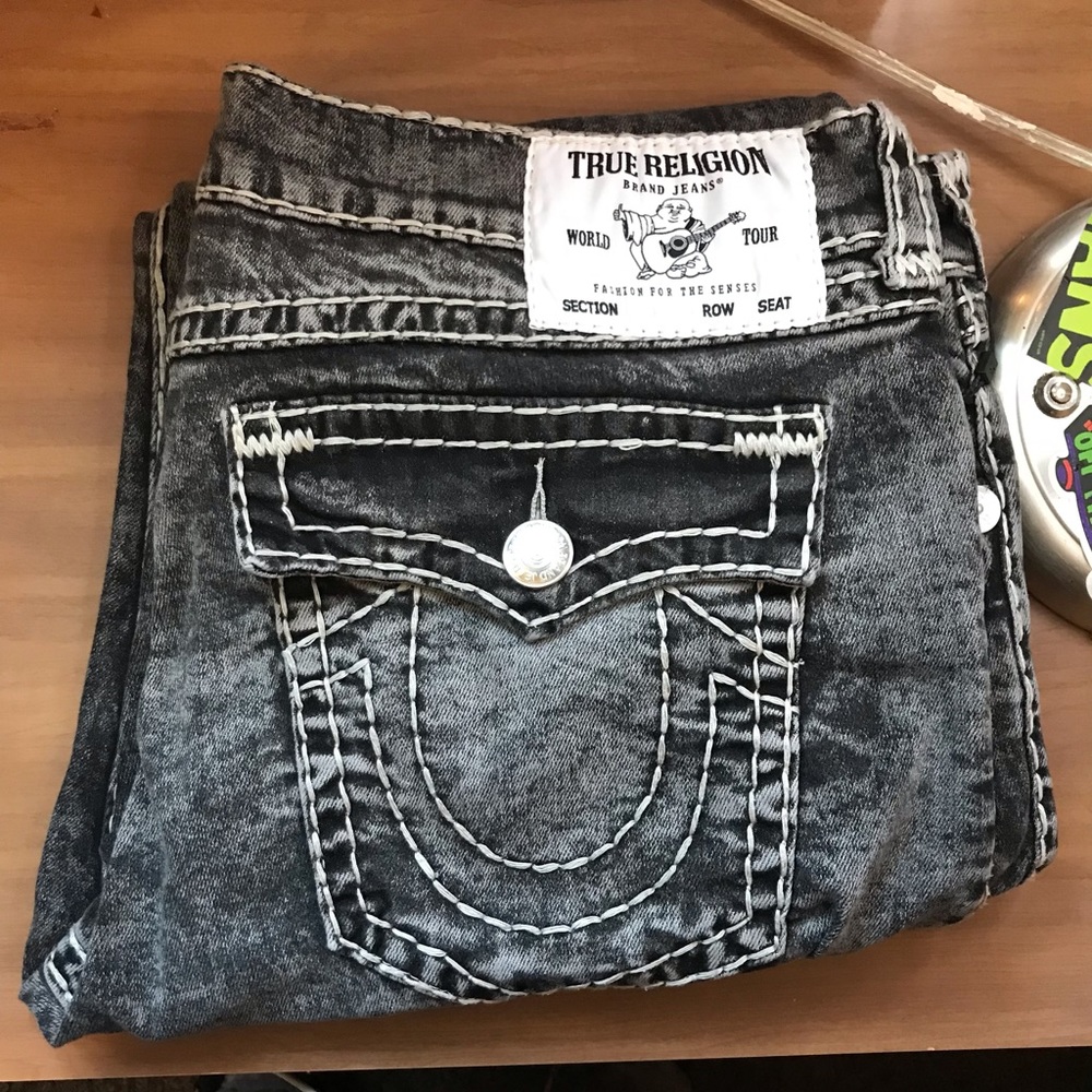 “True Religion” Ricky Relaxed Straight